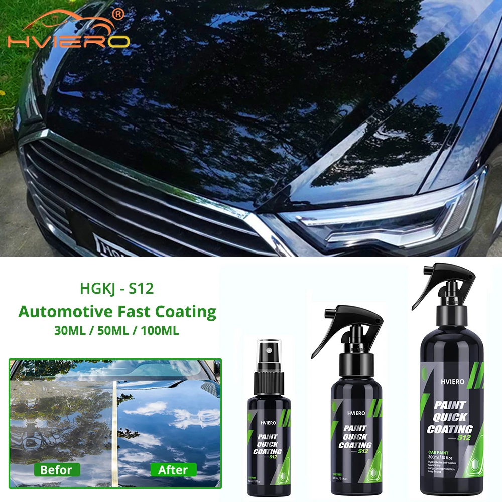 

50ml-300ml Ceramic Coating More Shine Dewatering Fortify Coat Hydrophobic Polish Waterless Car Wash Wax Long Lasting Protections