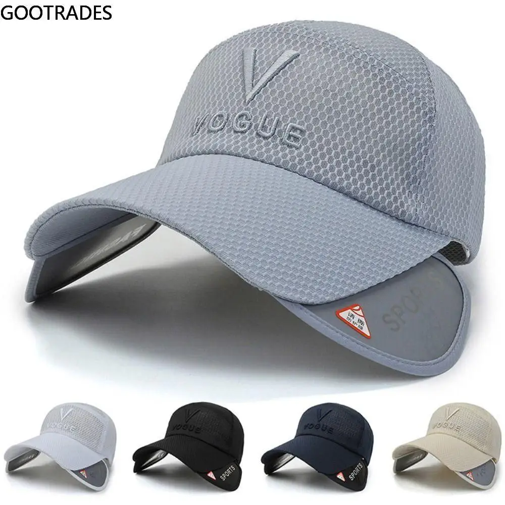 

Breathable Sunscreen Baseball Hat Waterproof Wide Brim Anti-UV Caps UV Protection Foldable Sun Protection Caps Beach