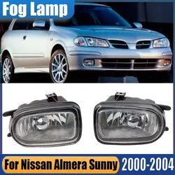 For Nissan Almera Sunny 2000 2001 2002 2003 2004 Car Front Bumper Fog Light Driving Lamp Headlight Signal Lamp Foglamp Assembly