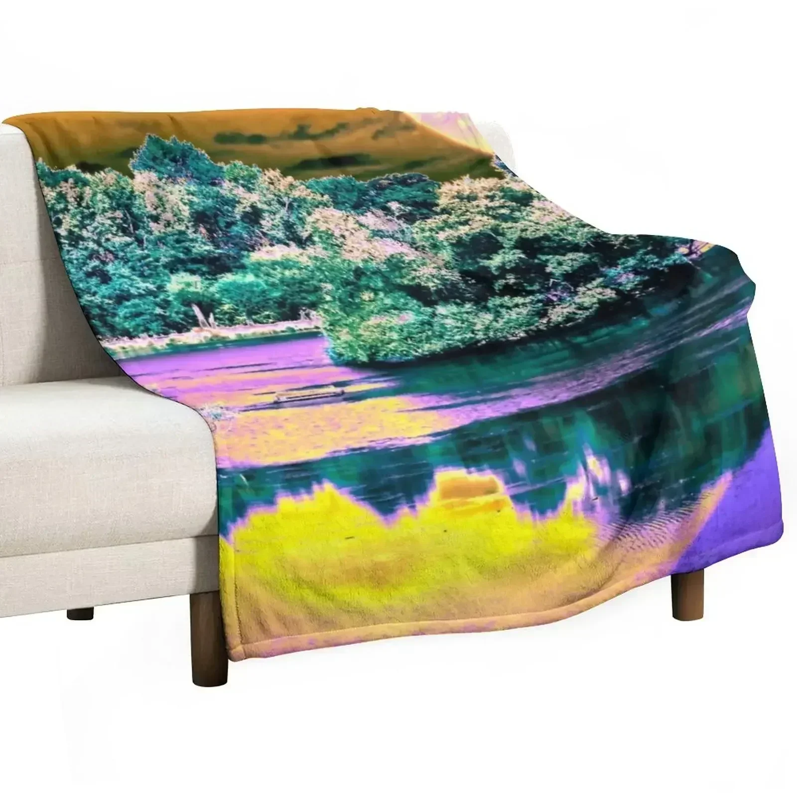 New Ocular Throw Blanket Retros Beach Camping Blankets