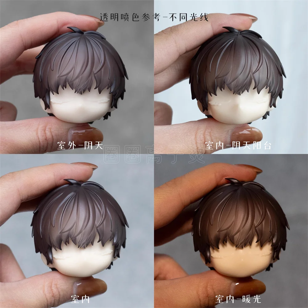 Game BJD Head Shell Mr Love: Queen's Choice Lucien Role Cos Handmade OB11 Hair Plate Paint Detachable Toy Model Cosplay Gift