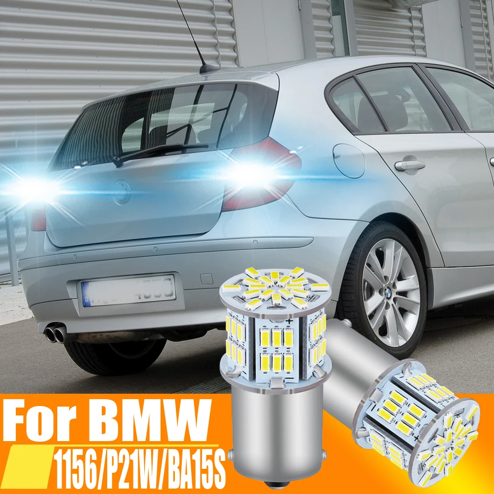 

Фонарь заднего хода для BMW, фонарь с лампочками заднего хода P21W, BA15S, CAN-шина для BMW E87, F20, F21, F45, F46, F23, F22, F87, E46, F30, F80, E36, E46, F34, F31, E90, E91, E39, 2 шт.