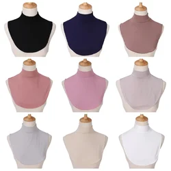 Cubierta de cuello para mujer musulmana, jersey modal, cubierta completa de cuello alto, cubierta de cuello de tortuga, ropa islámica, accesorio de ropa para mujer