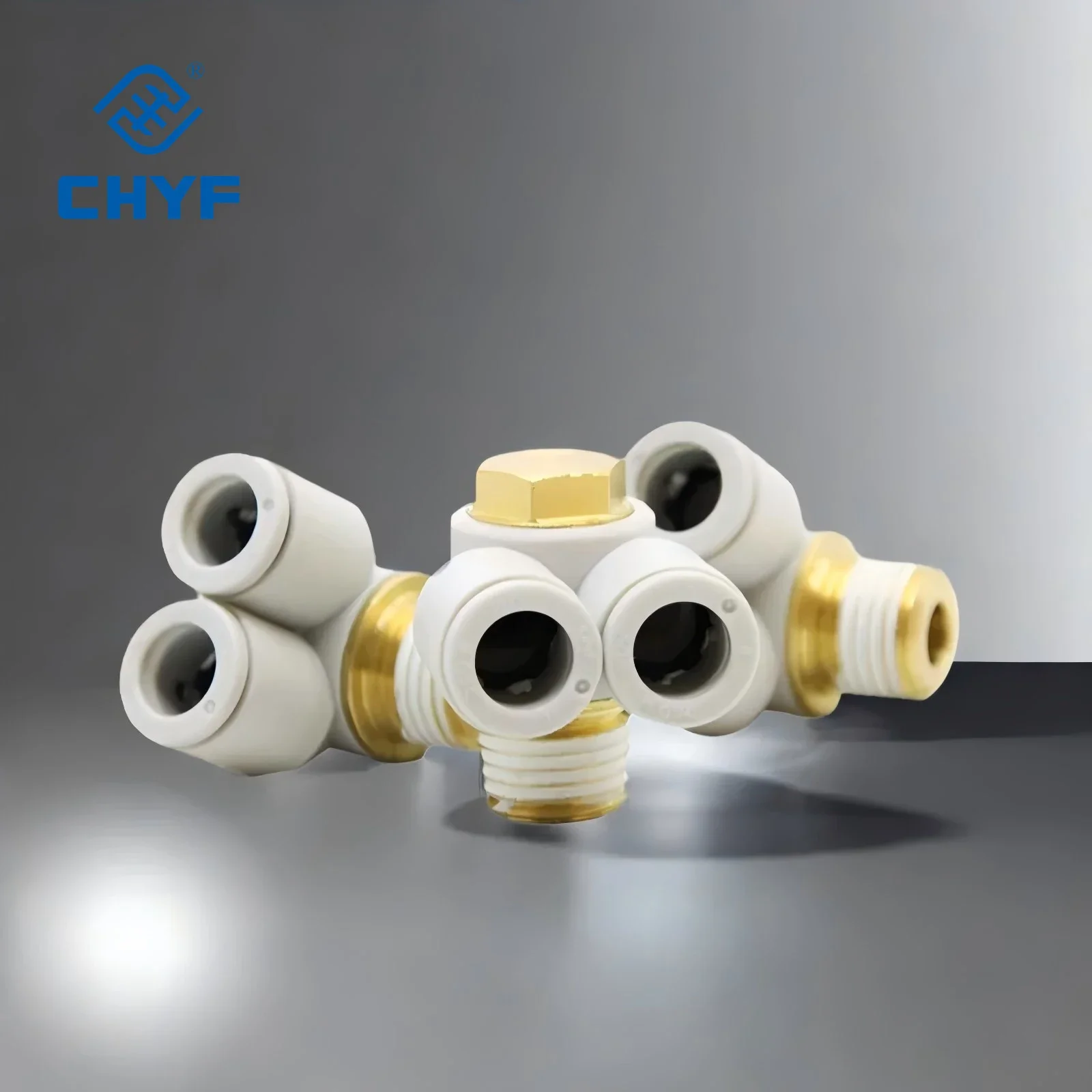 Smc original KQ2Z Series Branch Universal Male Elbow One-Touch Fittings KQ2Z04/06/08/10/12-M5/01/02/03/04AS