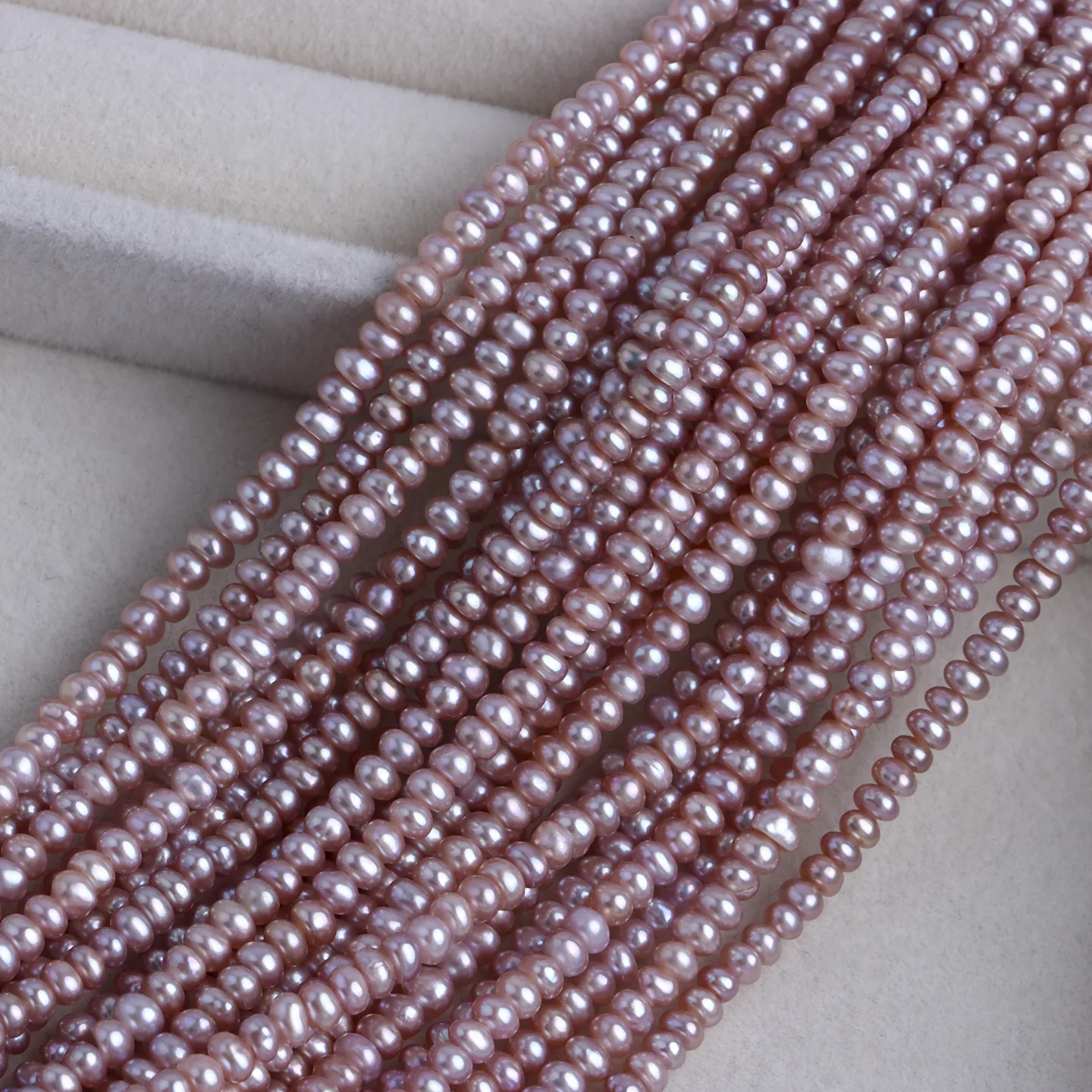 

Сильные светлые 3-4 мм розовые фиолетовые маленькие плоские бусины, натуральный пресноводный порошок вишни, жемчуг, сделай сам, ювелирные аксессуары, материал