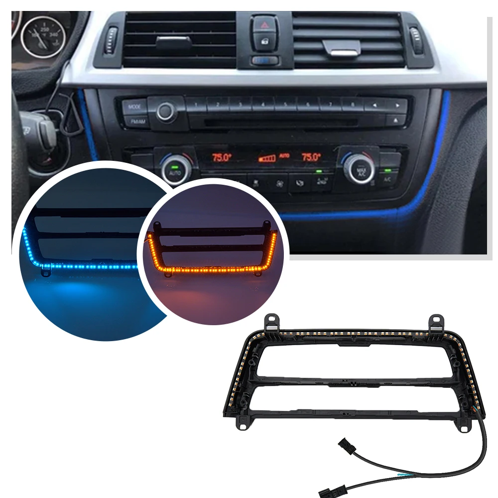 LED Air conditioning area Surround Ambient Lighting For BMW 3 4 series F30 F31 F34 F32 F33 F36 M3 M4 F80 F82 F83 2014-2016