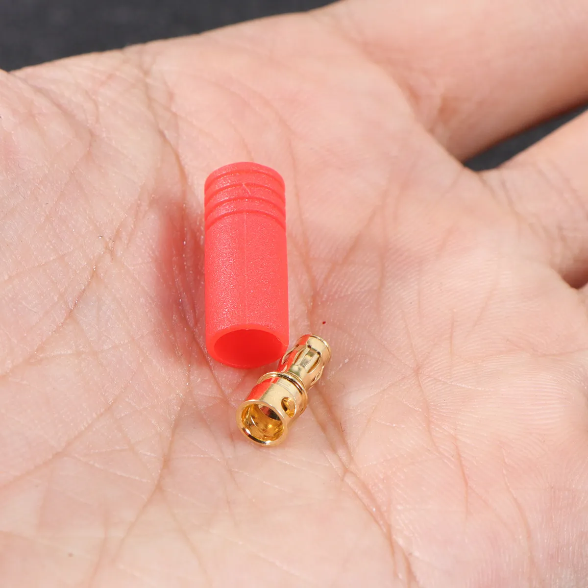 10Sets 3.5mm Gold Plated Copper Banana Connectors with Protective Sleeves Male Female Rc Battery Motor Plug Low Resistance High
