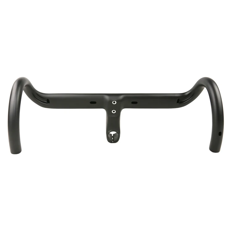 

YTYINCarbon Road Bike Handle Bars Stem Integrated Handlebar Roadbike Full Carbon 400/420/440mm Bicycle Handlebar Tt Handlebar 2