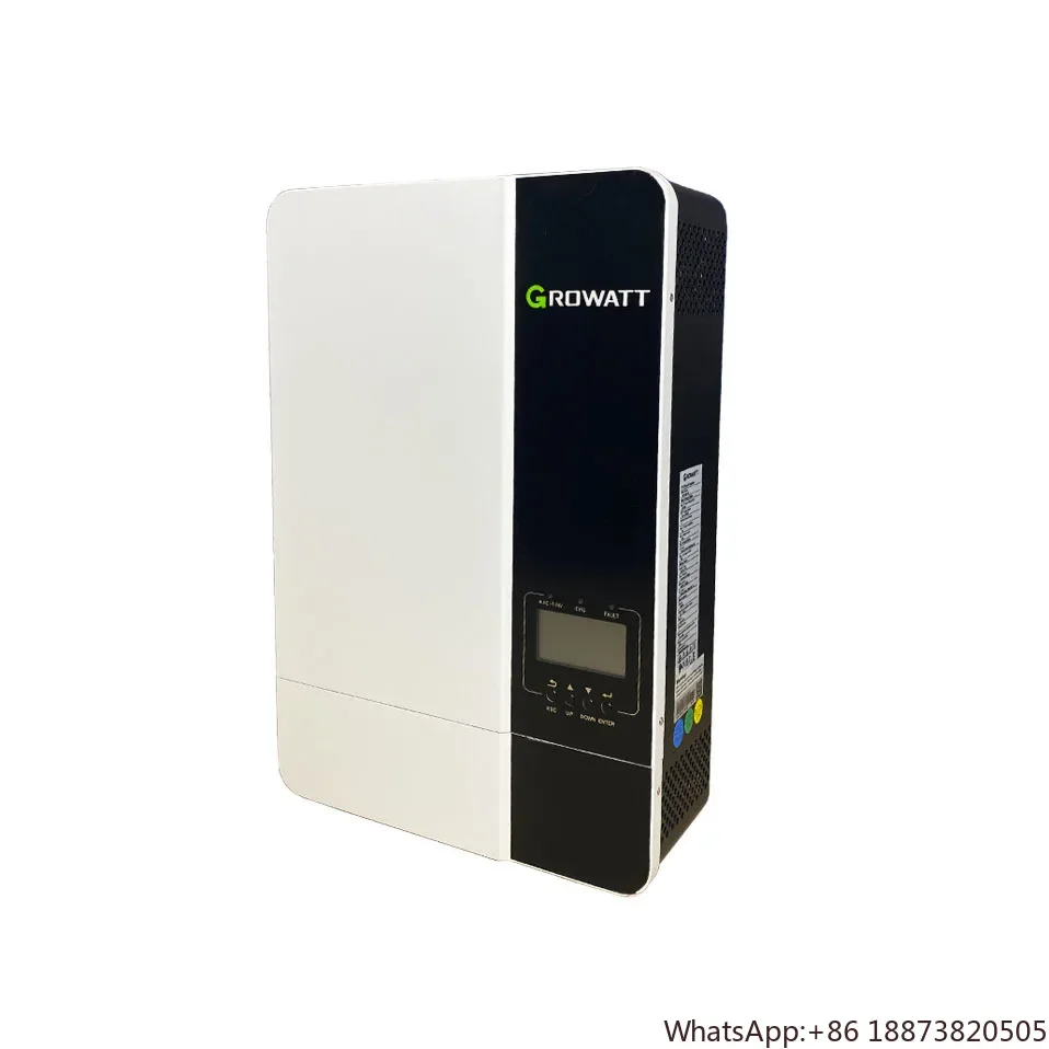 

Growatt SPF 5000 ES 3 кВт 5 кВт 48 В Аккумулятор 230 в 5000 Вт mppt солнечный гибридный автономный инвертор