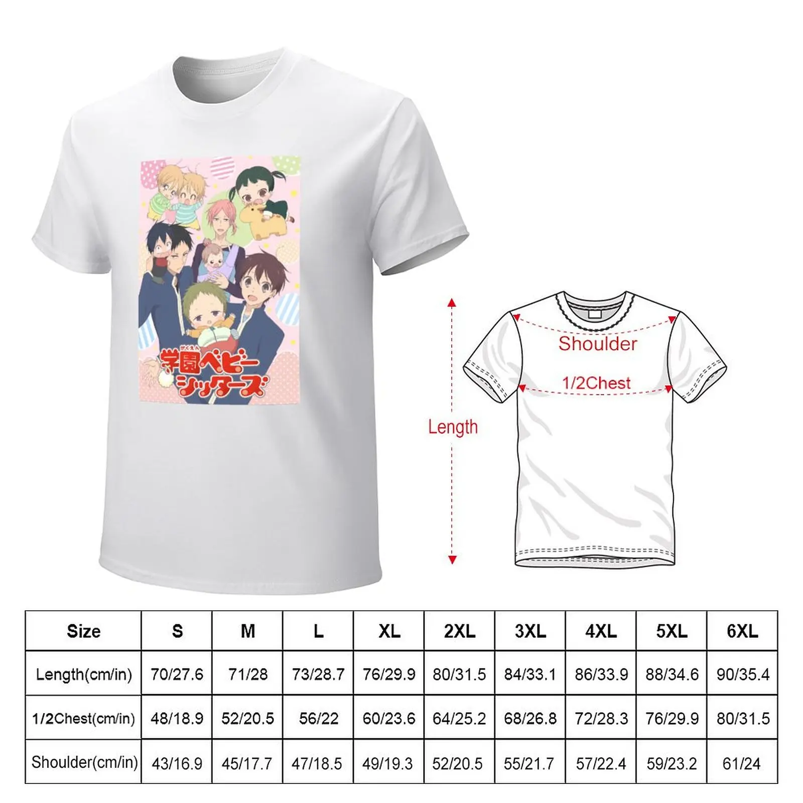 Gakuen Babysitter T-Shirt schnell trocknende Bluse Sommer Top Herren T-Shirts lässig stilvoll