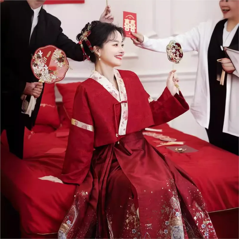 فستان على الطراز الصيني الجديد وهان نوع من الملابس على الطراز المحمص #4