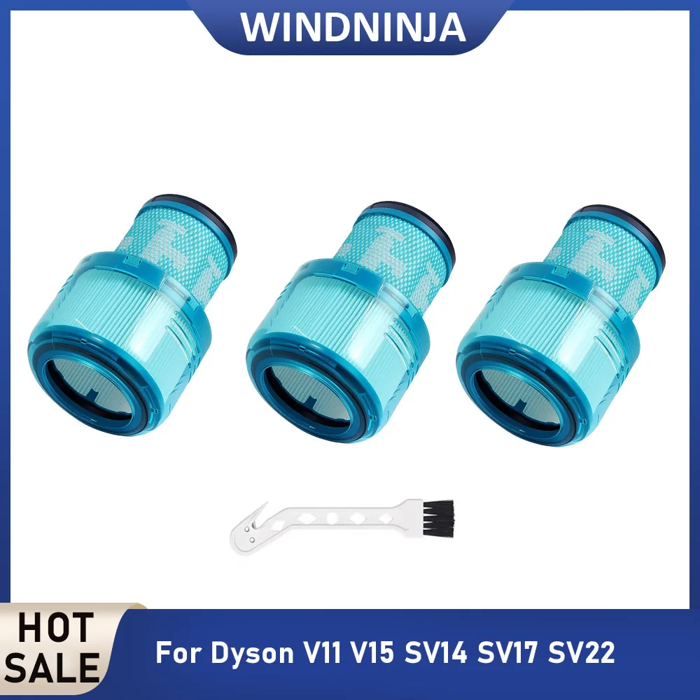 

Для пылесосов Dyson V11 V15 SV14 SV17 SV22: Моющийся HEPA-фильтр для беспроводных вертикальных пылесосов, прочные сменные детали