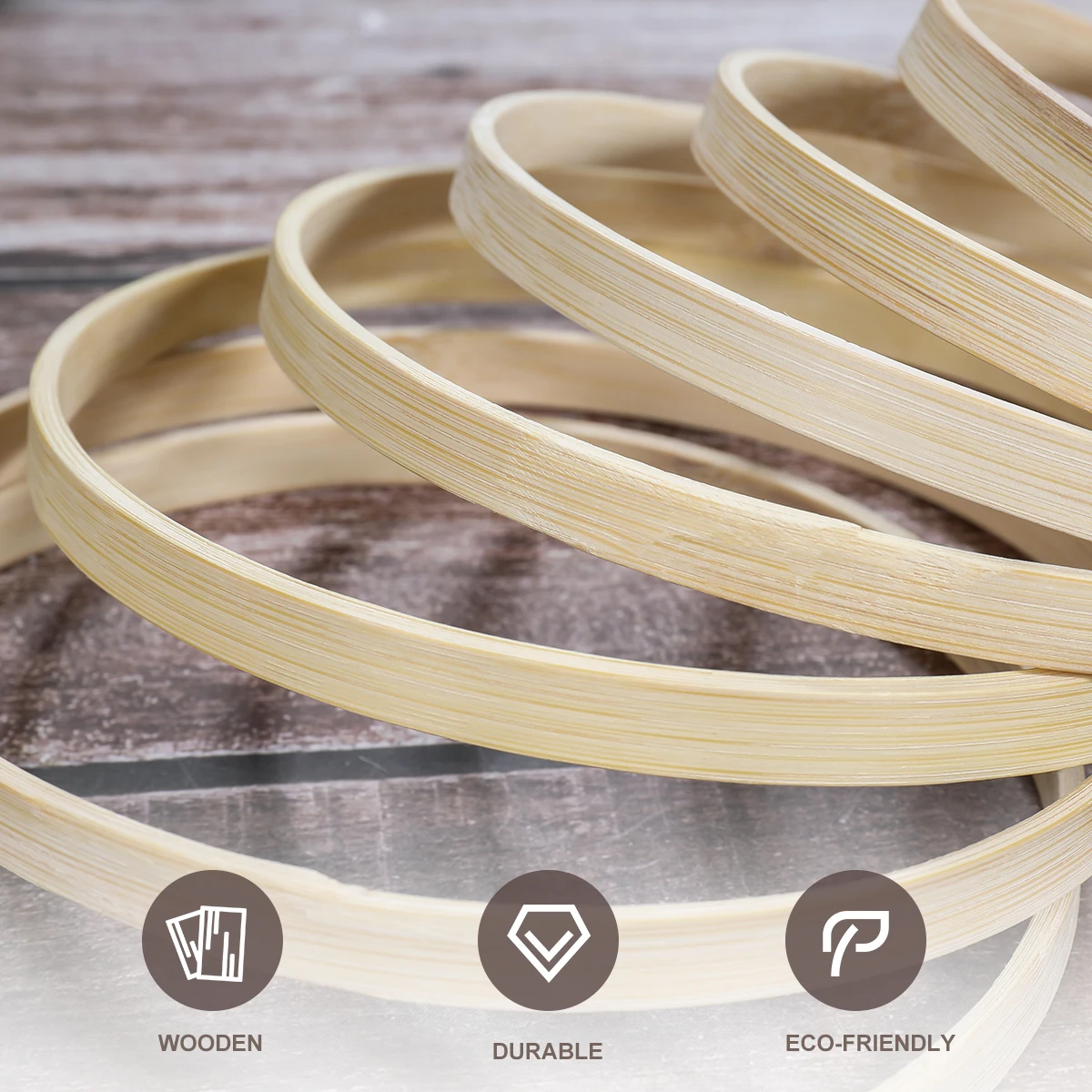 

10pcs 15Cm Bamboo Dream Catcher Ring Macrame Craft Hoop Wall Hanging Decor Diy Plant Hanger Spirit Shield Making Tools
