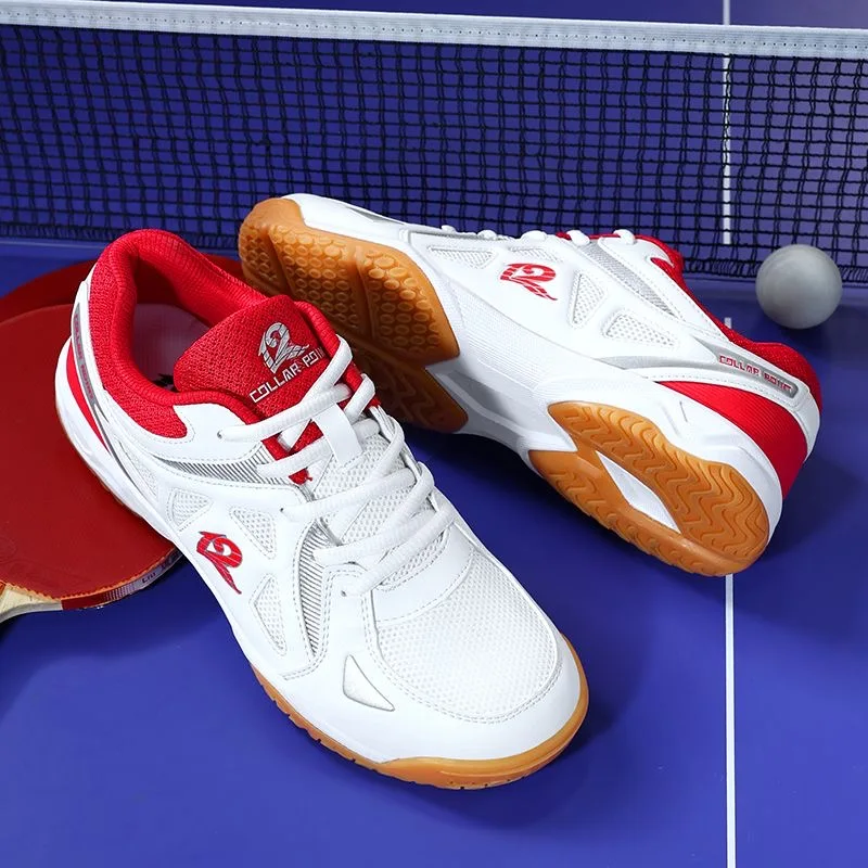 

Новинка 2024 года, обувь для настольного тенниса, мужская и женская носимая обувь для бадминтона, удобная спортивная обувь унисекс, нескользящая спортивная обувь
