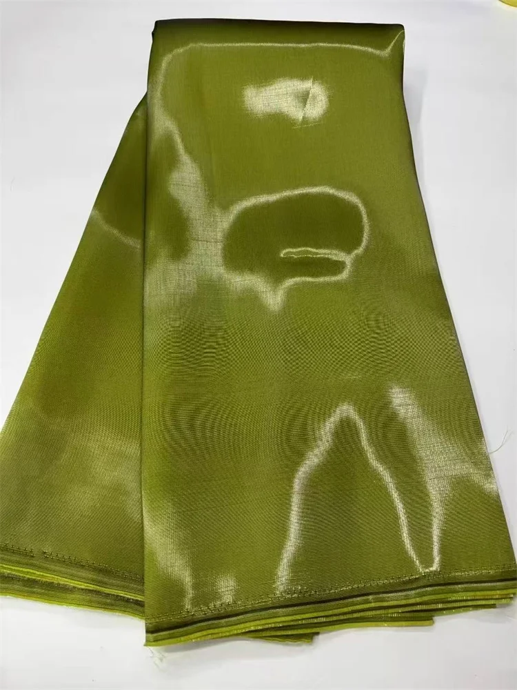 

Luxury African Dark Green Glossy Liquid Brocade Fabric DIY Brocade Jacquard Designer Cloth For Party Lace Fabrics Sewing