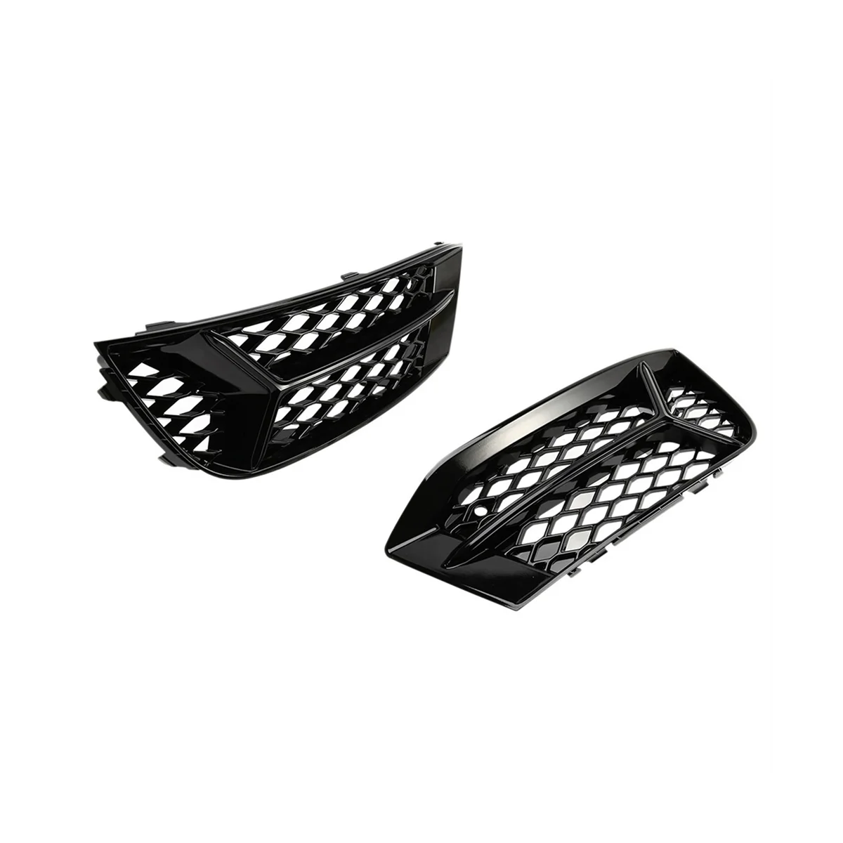 Honeycomb Fog Light Grille Barbecue Cover Fog Light Cover Front Mesh Honeycomb Car for Audi A3 2017-2020