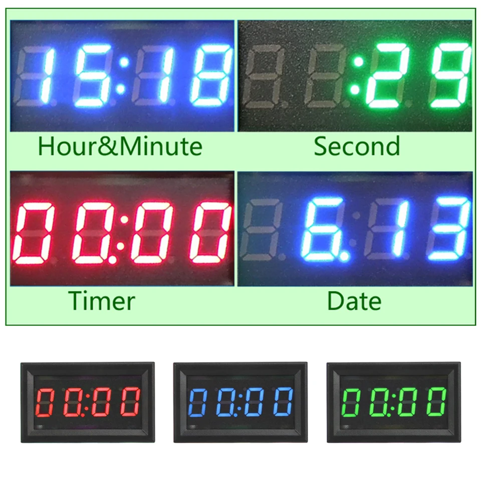 Horloge 12v Voiture Horloge Voiture Numérique LED - Affichage Rouge DC 4.5V-30V Étanche Avec Mémoire Horloge électronique Affichage Rouge étanche Horloge 12v Voiture Horloge Voiture Numérique LED - Affichage Rouge DC 4.5V-30V Étanche Avec Mémoire Horloge électronique Affichage Rouge étanche
