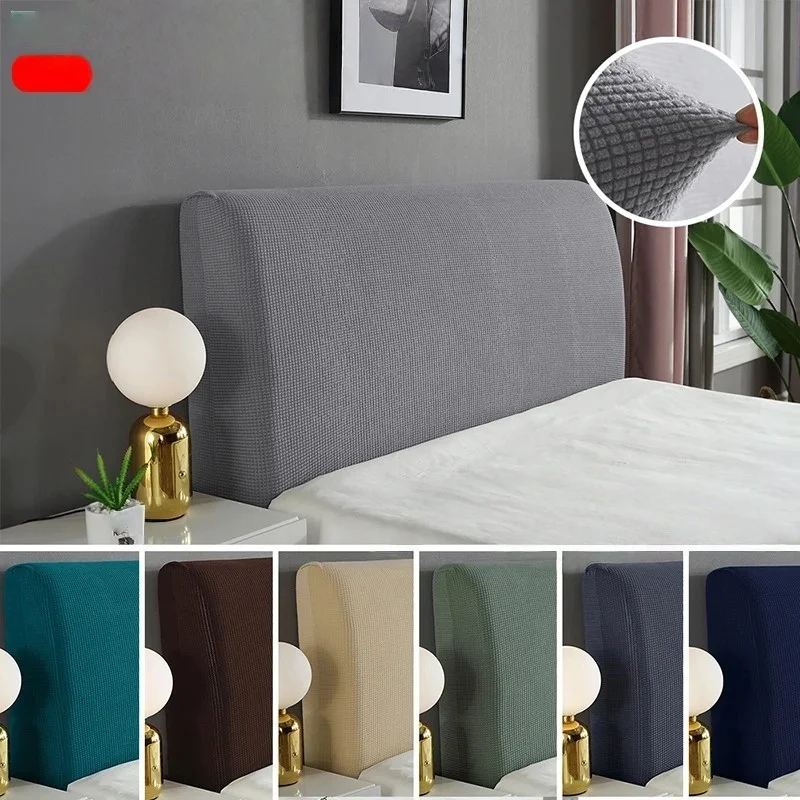 

1pc Elastic Headboard Cover - Thickened Dust Protector for Bed, Universal Fit for Home & Hotel, Backrest Protection, Easy Wash