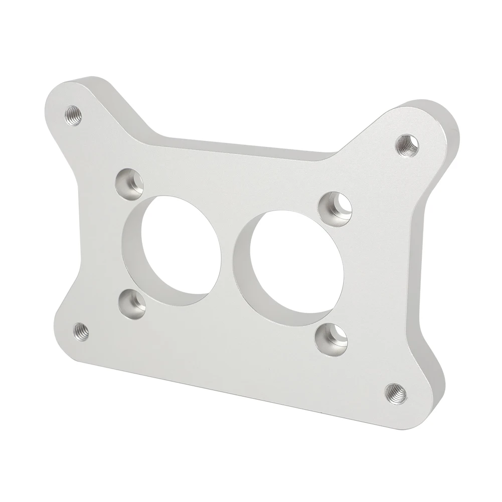 For Jeep AMC CJ 258 4.2L & Ford Motorcraft 2100 2150 Carburetor Carb Adapter Plate CNC Aluminum