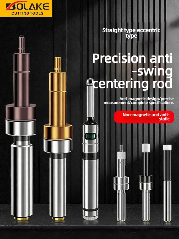 

BOLAKE CNC Edge Finder Mechanical Manual Measurement Tool for Cutting & Drilling 4mm 10mm Diameter Coordinate Origin Test