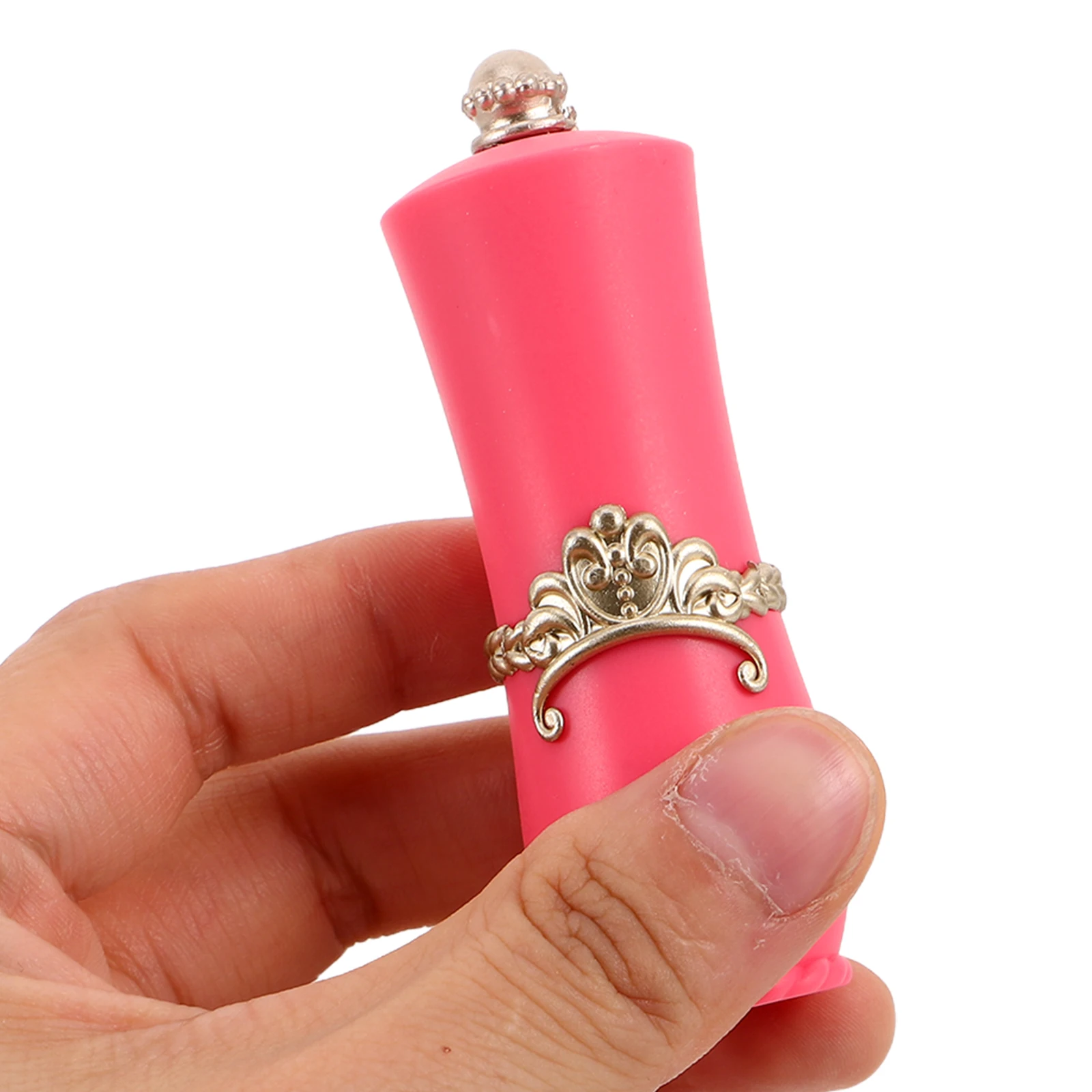 

Crown Lipstick Needle Insert Embroidery Pin Cushion Boxes for Needles Holder Storage Tube Kit Pincushions Case