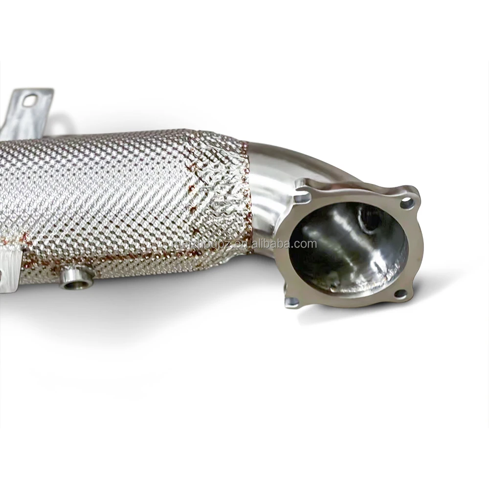 

Suitable For Alfa Romeo Giulia Stelvio 2.0T 2017-2021 Stainless Steel Exhaust Pipe With Catalytic Downpipe Wiht Heat Shield