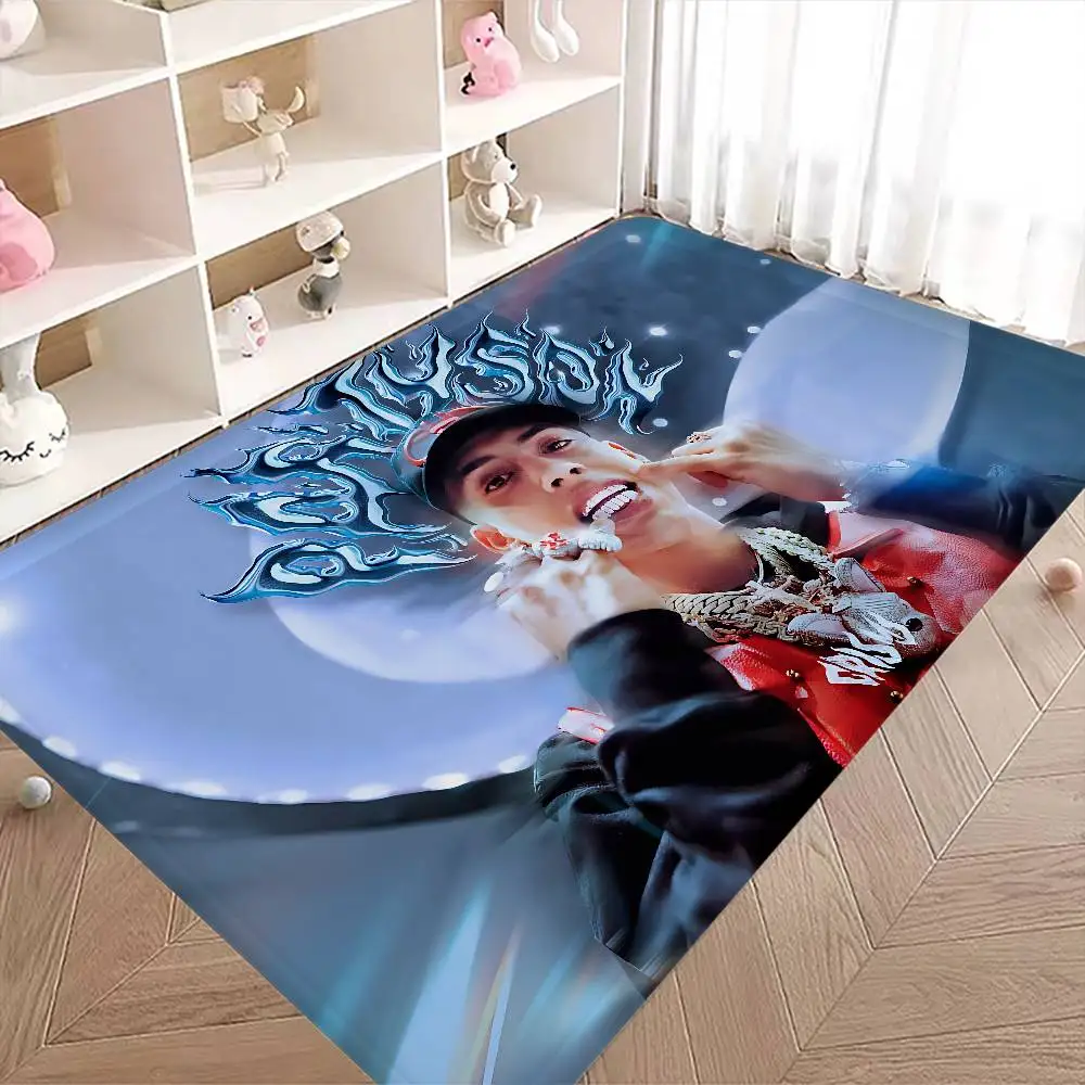 Singer C-Cris Mj Bathroom Mat Non-Slip Laundry Room Mat Laundry Decor Balcony Child Living Room Toilet Rug