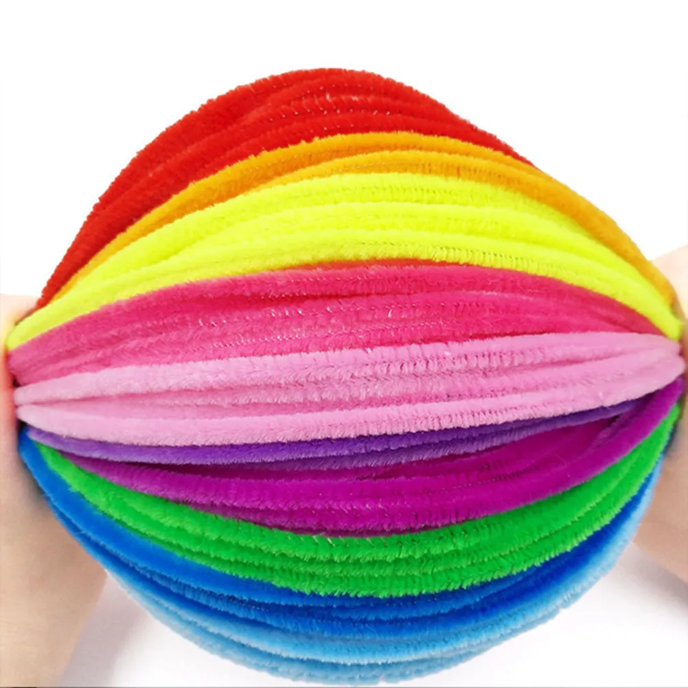 200-pecas-de-hastes-de-chenille-coloridas-e-torciveis-materiais-diy-para-aprendizagem-e-brincadeiras-imaginativas