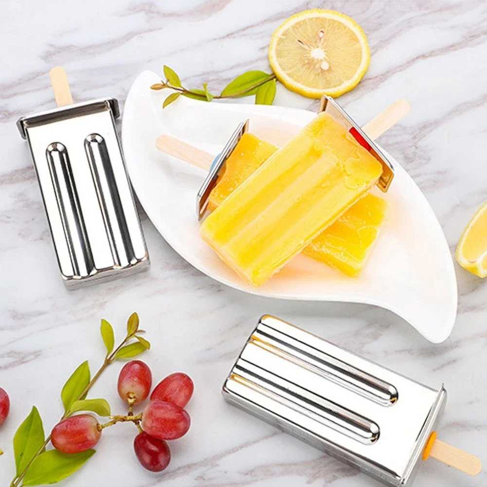 Ice Cream Making Mold Stainless Steel Mold Stainless Steel Ice Cream Molds Maker DIY Mold Tool Household Kitchen Supplies