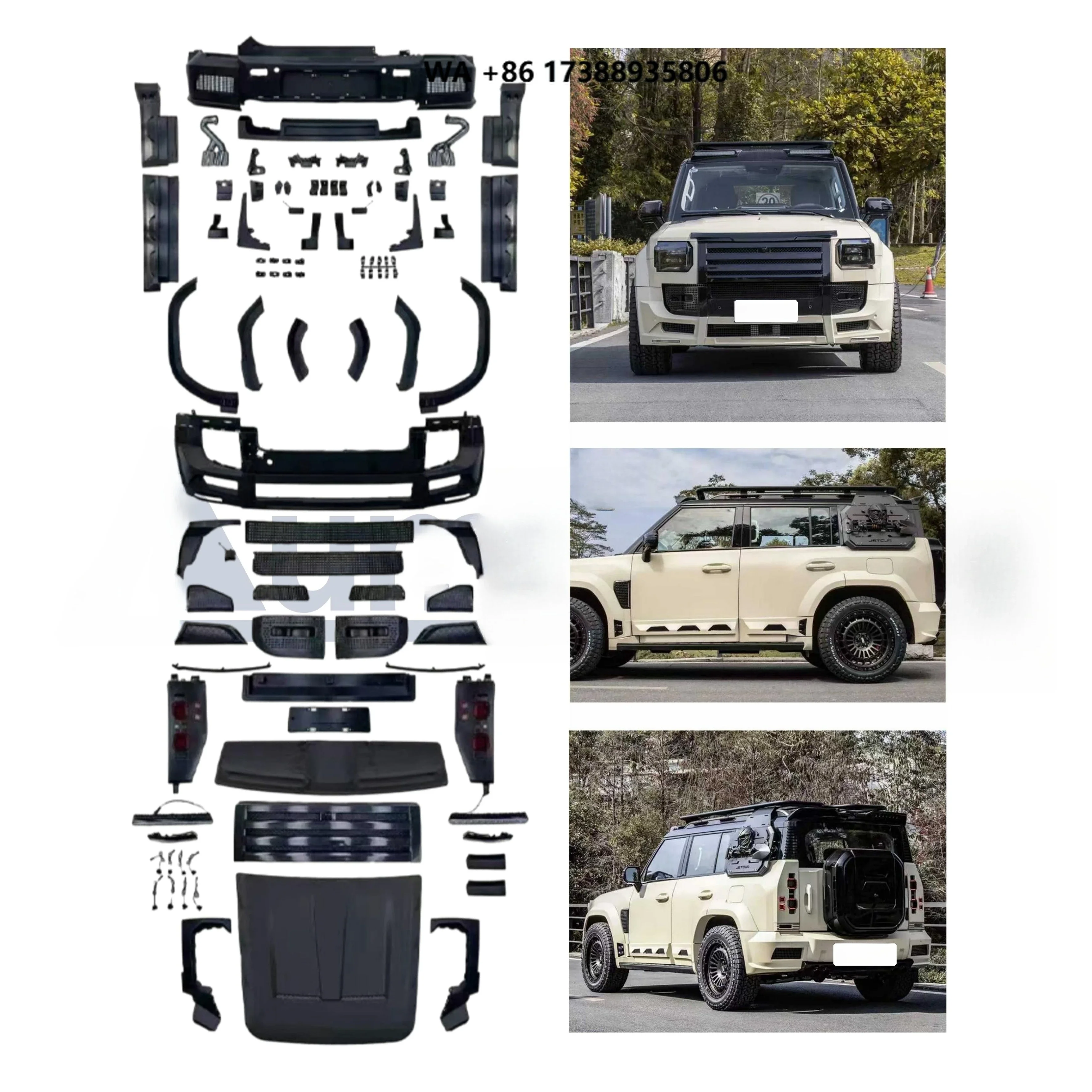 Upgrade Jetur Jetour T2 Body Kit Defender Traveler Star Wide Body Modification Full Set Including Bumpers Grilles Diffusers More