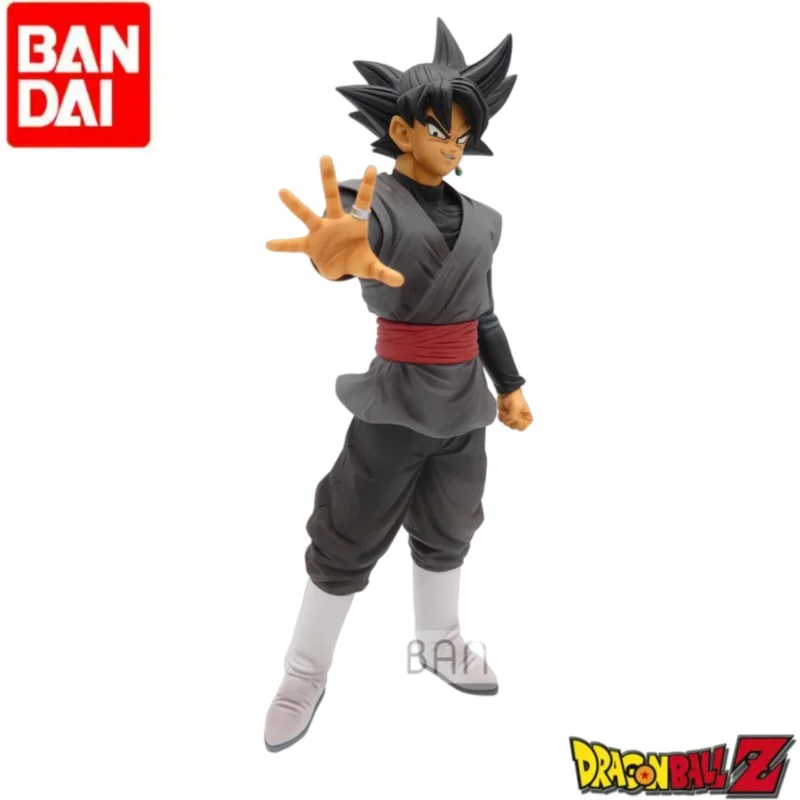 

В наличии Bandai Original Dragon Ball Banpresto Goku Черная фигурка Модель Украшения Аниме Игрушки Статуя Праздничные подарки Фигурка