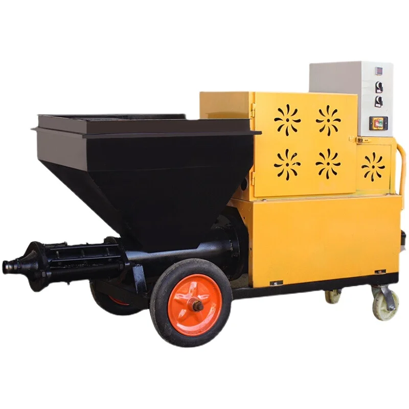 With Favorable Price Horizontal Concrete Cement Throwing Jet Mortar Pump Spray Mortar Machine Cement Mortar Sprayer