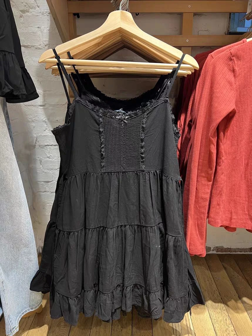ลูกไม้ Trim Mini Camis ชุดผู้หญิงฤดูร้อน Bow Strapless กลับ Lace-up A-Line สั้น Vestidos หวานน่ารัก Preppy สไตล์ Slim Dresses