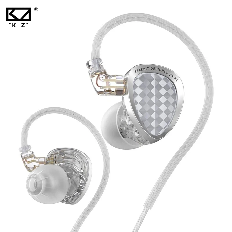 KZ Starbit Wired Gaming Earphones Esports IEM Earbuds HIFI Bass Surround Sound in-Ear Monitor Low Latency for CS GO PUBG Mobile