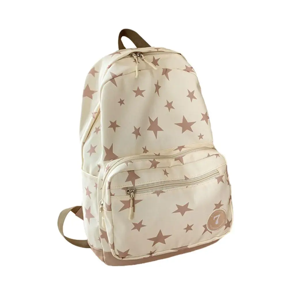 Mochila De estrella para hombre y mujer, bolsa para ordenador portátil de 17 pulgadas, bonita mochila de viaje para estudiante de regreso a la