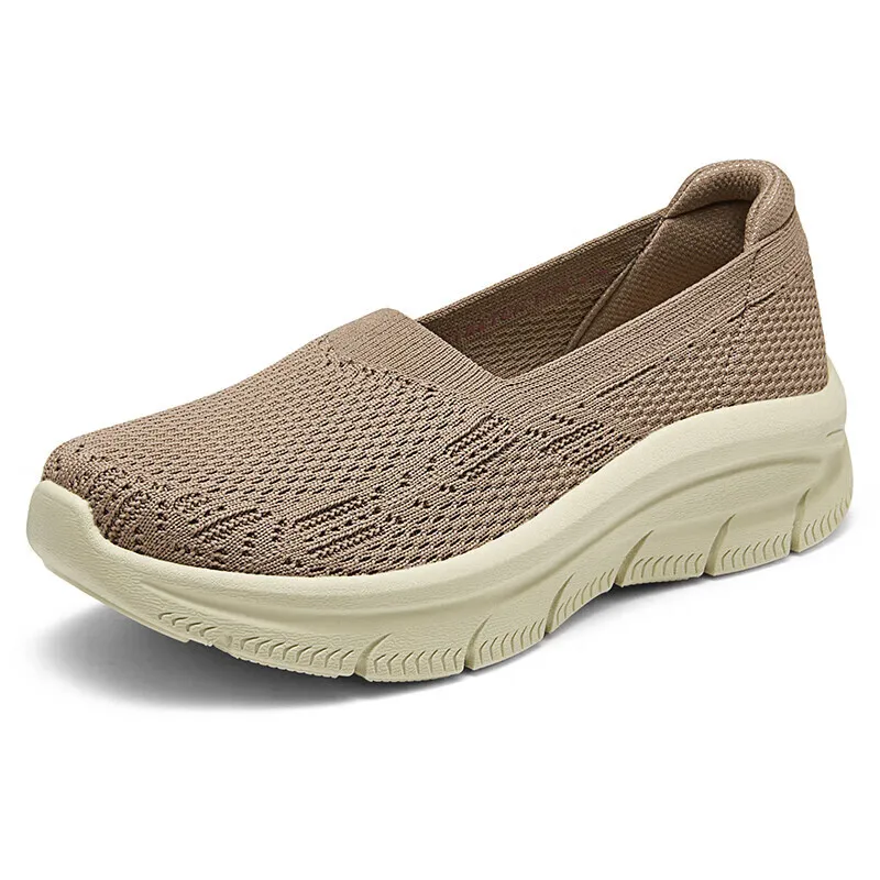 

Женская обувь Skechers, новинка 2025, прогулочная обувь без шнуровки, легкая повседневная обувь 158585 -МОК