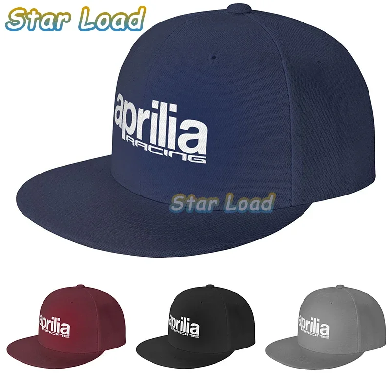 Aprilia Motorcycle Baseball Cap Hat Black Printed Mens Sport Hip Hop Sun Summer Casquette Snapback Solid Color Boys Bonnet