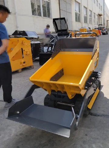 Customized China Mini small dump truck High Efficiency Wheel Skid Steer Loader Fast Delivery Portable Skid Steer Mini Loaders