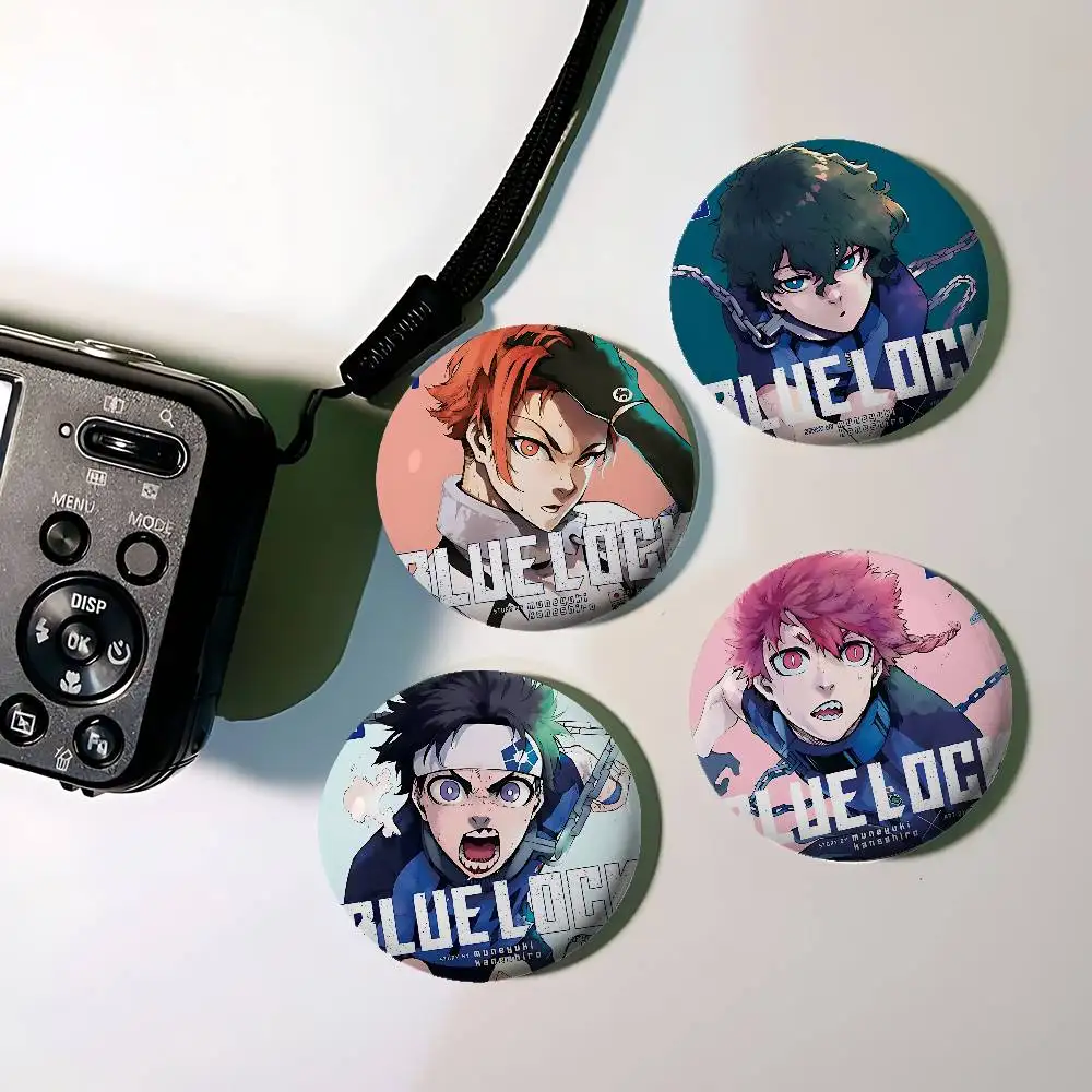 الأزرق قفل شارات صفيح لينة زر دبوس بروش شارة معدنية مخصصة مجوهرات اكسسوارات قبعة حقيبة التلبيب #1