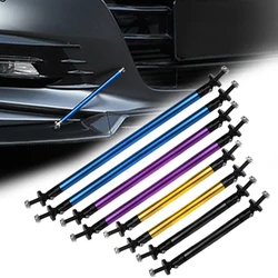 JDM regolabile auto telaio anteriore paraurti Lip Protector Rod Support Bar Decor Lip Proector Rod Splitter Strut Tie Bar kit