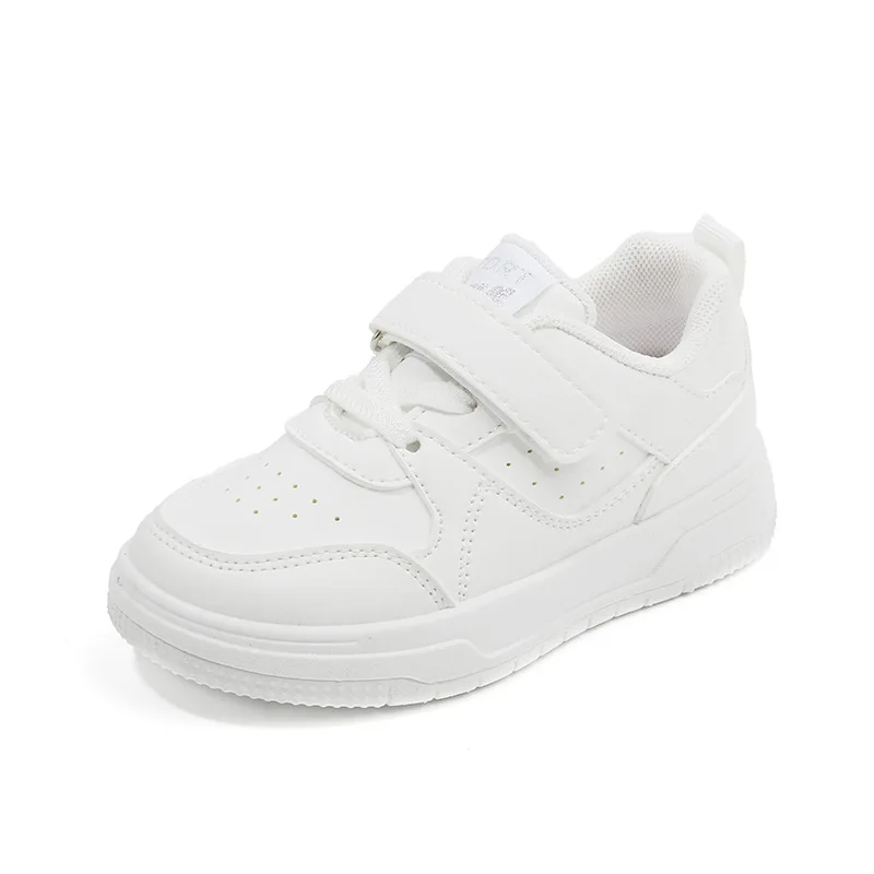 Baskets Blanches Respirantes à Semelles Souples pour Bébé Garçon et Fille, Chaussures de Skateboard Décontractées, Nouvelle Collection Printemps Automne 2022