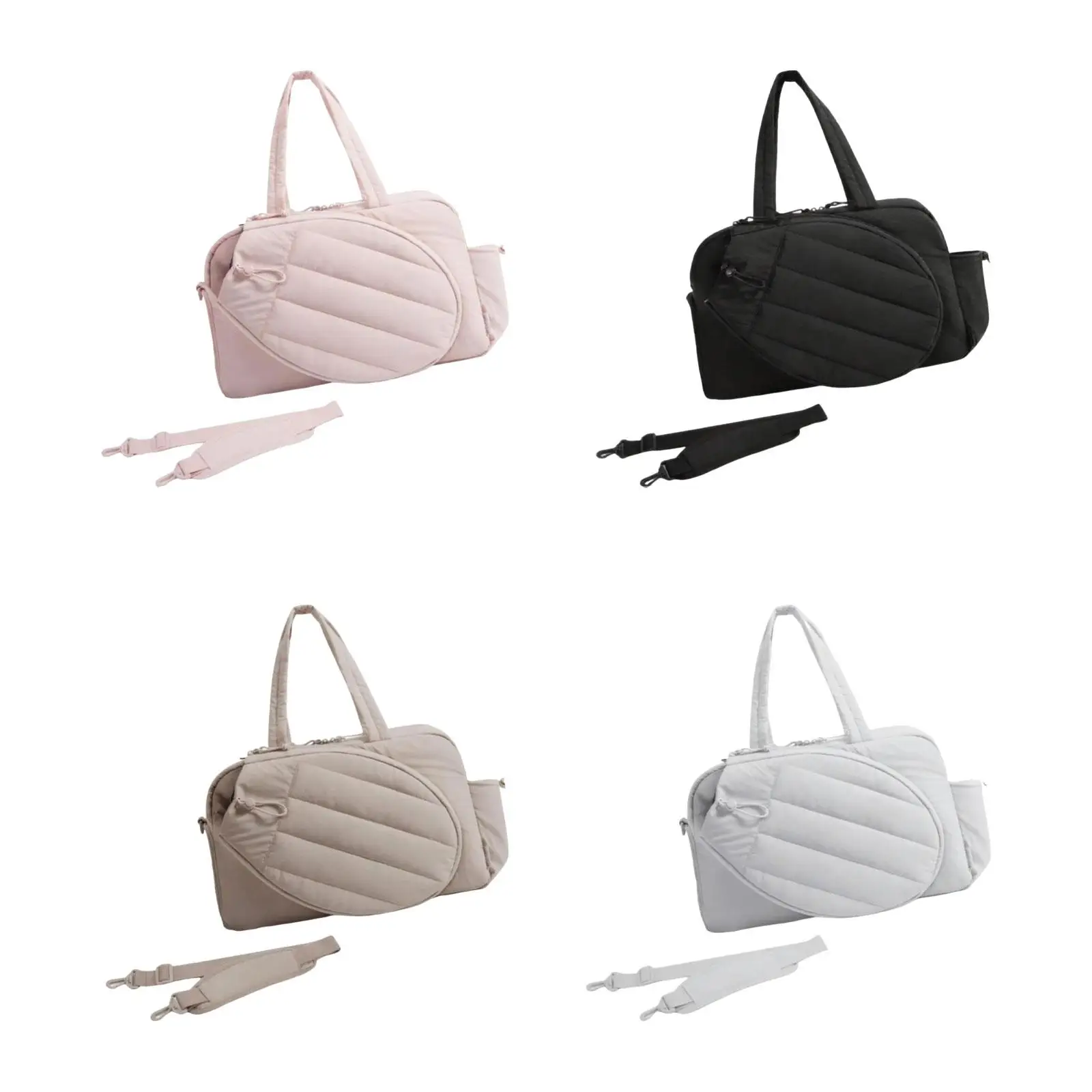 

Tennis Gym Bag Versatile Portable Organizer Gifts Carry on Weekender Duffel