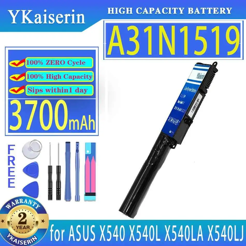 

Laptop Battery A31N1519 3700Mah For Asus X540 X540L X540LA X540LJ X540S X540SA X540SC X540YA A540 A540LA F540SC R540S R540SA