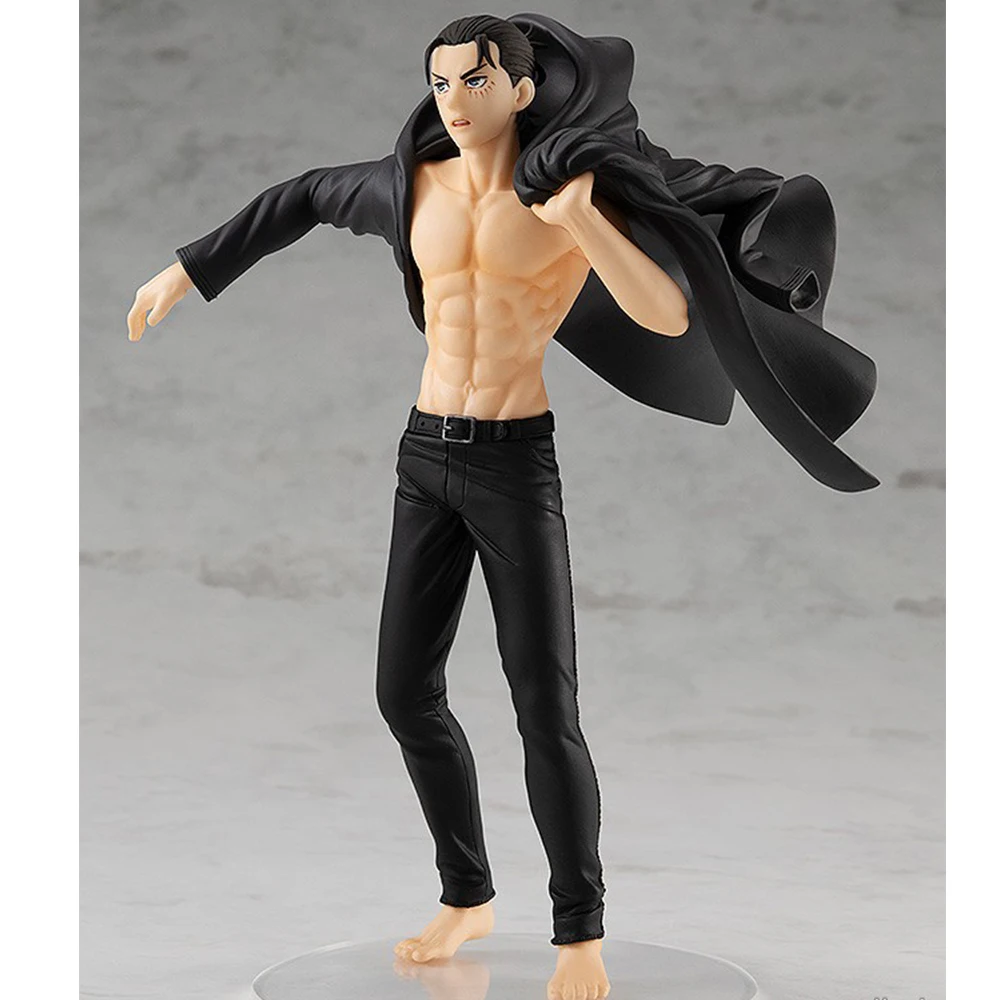 15 سنتيمتر إرين ييغر الشكل هجوم على تيتان أنيمي كول الرسوم المتحركة لعبة مجسمة هدية جمع الحلي الفنية البلاستيكية إرين ييغر