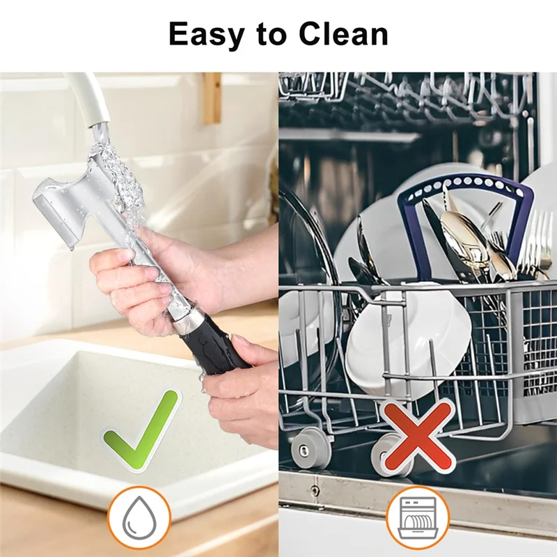 AAAN-Dual-Side Meat Mallet, Heavy Duty Solid Meat Hammer Pounder For Tenderizer, For Tenderizing Tools For Steak, Beef And Pork