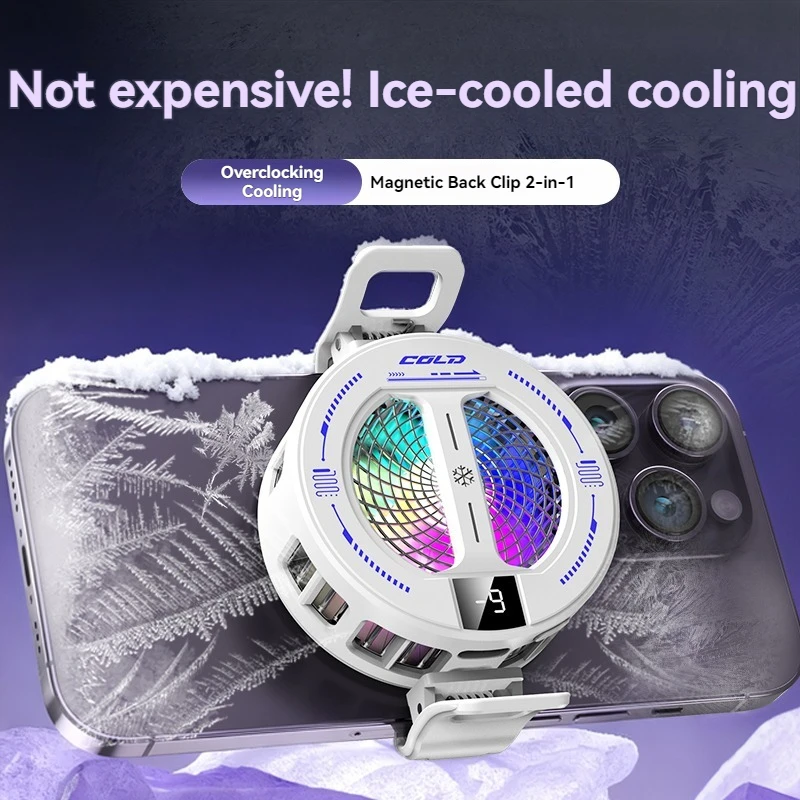 K36 Semiconductor Magnetic Phone Cooler Fast Heat Dissipator Universal for Gaming iPhone 16 15 14 13 12 Pro Max Samsung S25 iPad