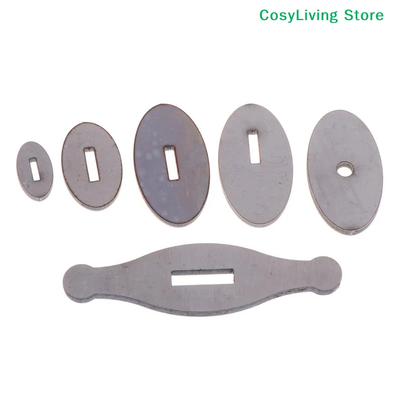 [CL]Knife Finger Guard Bolster Pommel Brass Stainless Steel DIY Knife Handle Hand Guard Blanks Fixed Blade Knife Making Parts