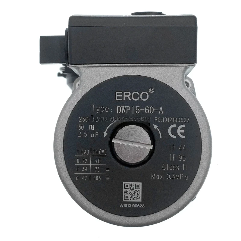 ERCO DWP15-60-A Gas Boiler Water Circulation Pump Motor for Koreastar Bravo & NEVA LUX