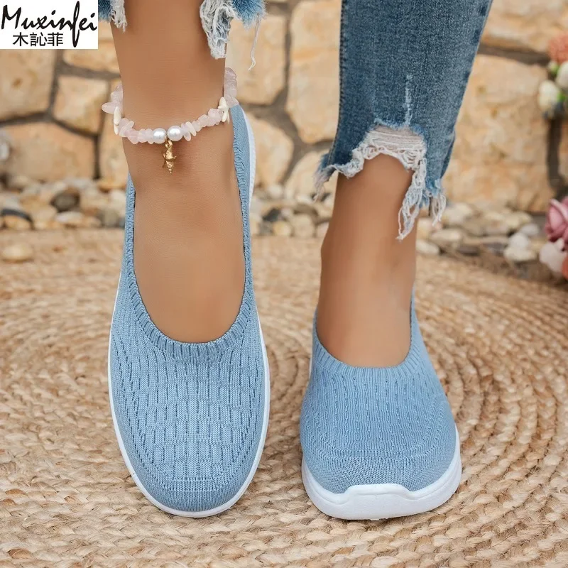 

2025 New Fashionable Women'S Summer Shoes Soft Sole Comfortable Women Shoes Shallow Mouth Loafers Women'S Shoes Sale