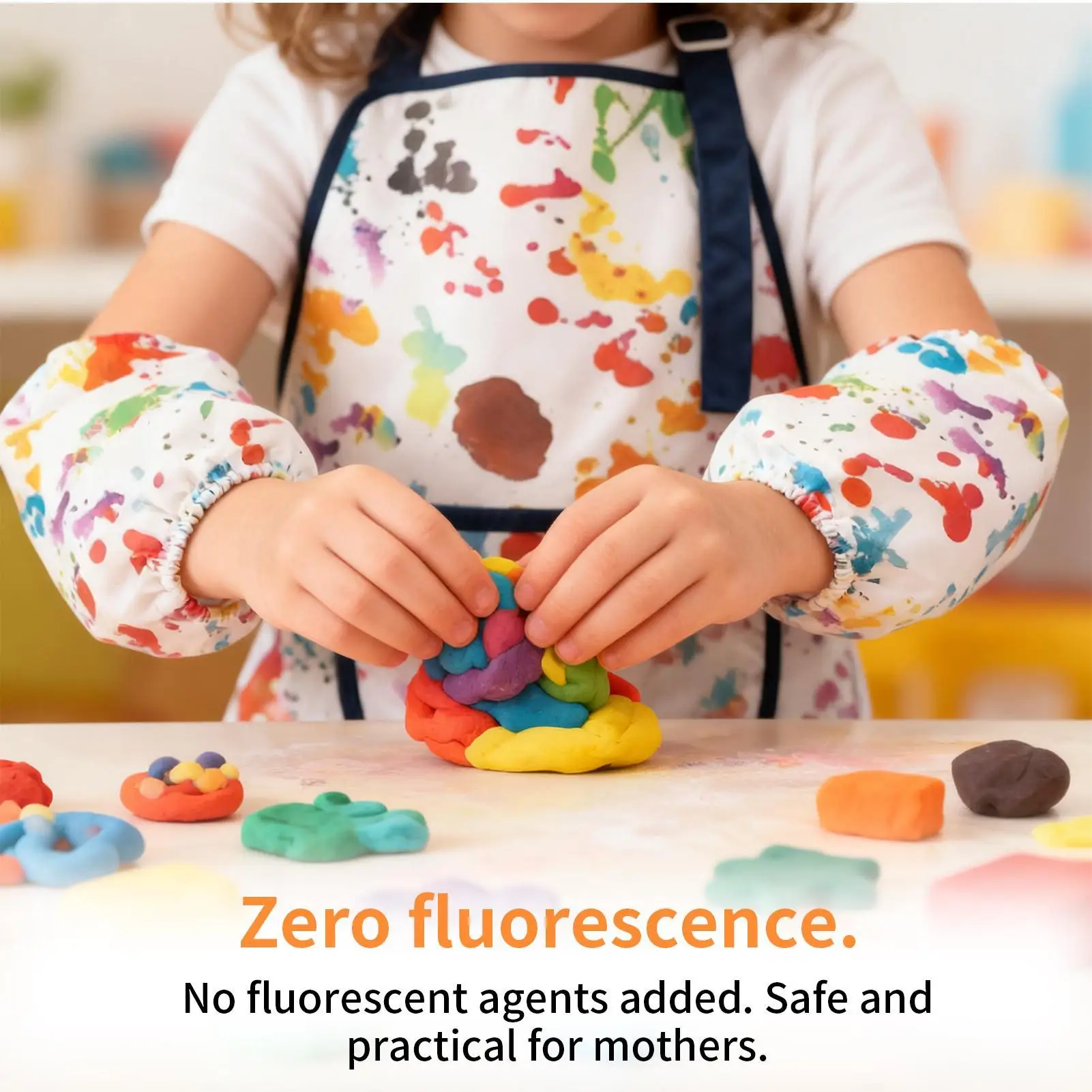 

Фартук для малышей, регулируемое пальто, детские фартуки с рукавами для мальчиков и девочек от 2 до 12 лет, выпечка, приготовление пищи, класс, дом